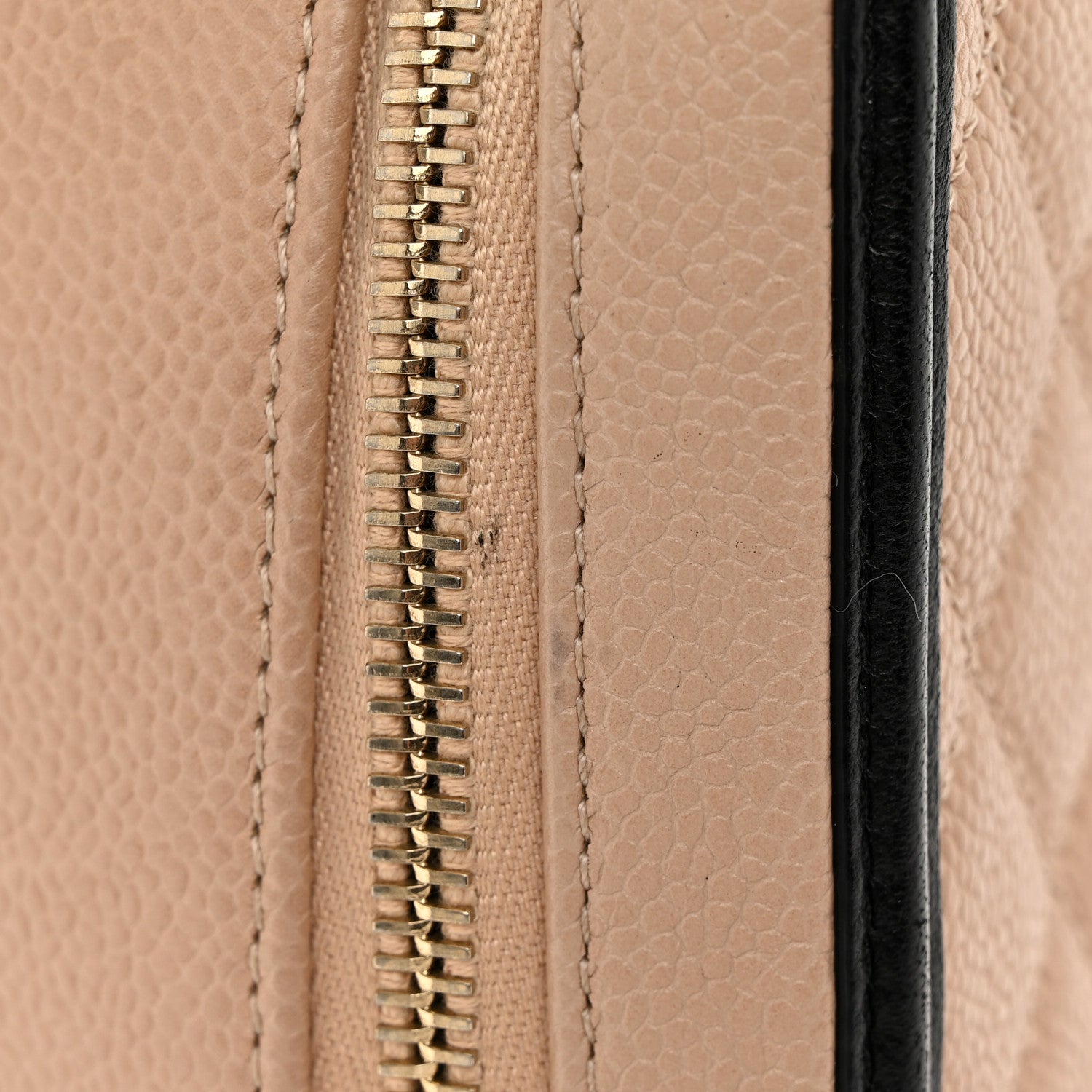 Chanel Caviar Quilted Medium CC Filigree Vanity Case Beige Black 11 of 11