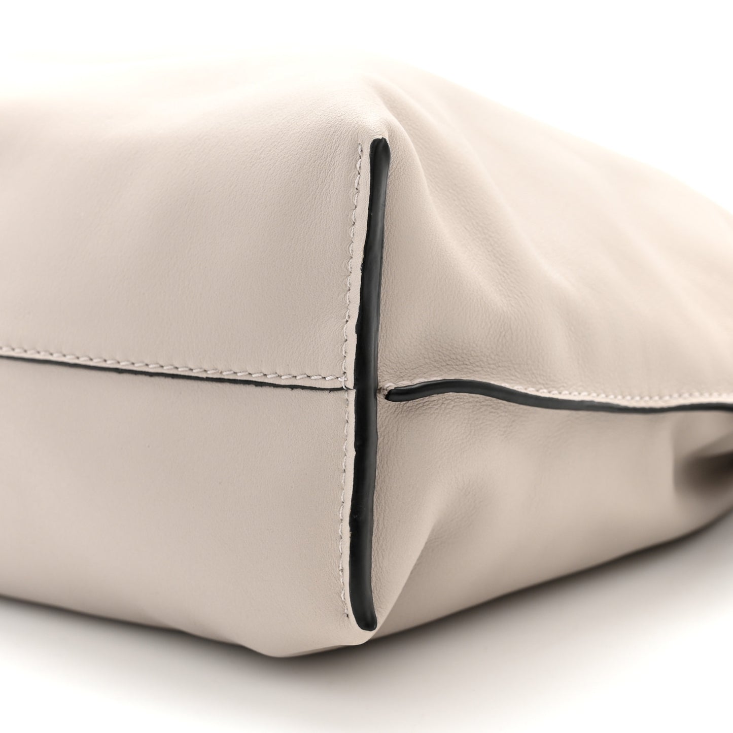 Nappa Medium Flamenco Knot Bag Ghost