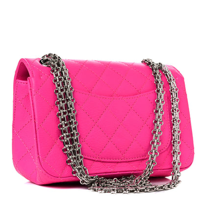 Chanel Goatskin Quilted 2.55 Reissue Mini Flap Fluorescent Pink 3 of 11