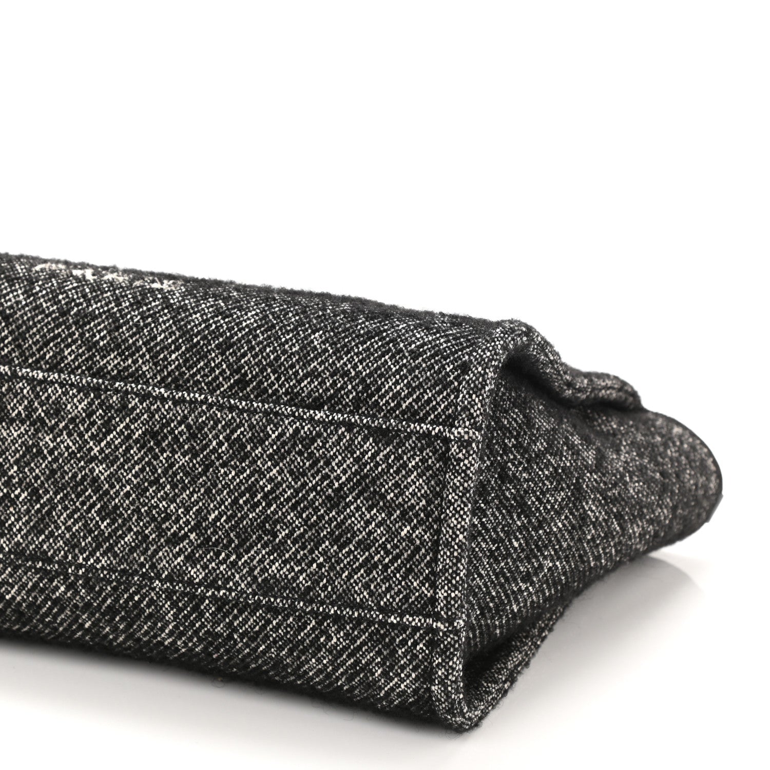 Chanel Mixed Fibers Calfskin Small Deauville Tote Black 10 of 11