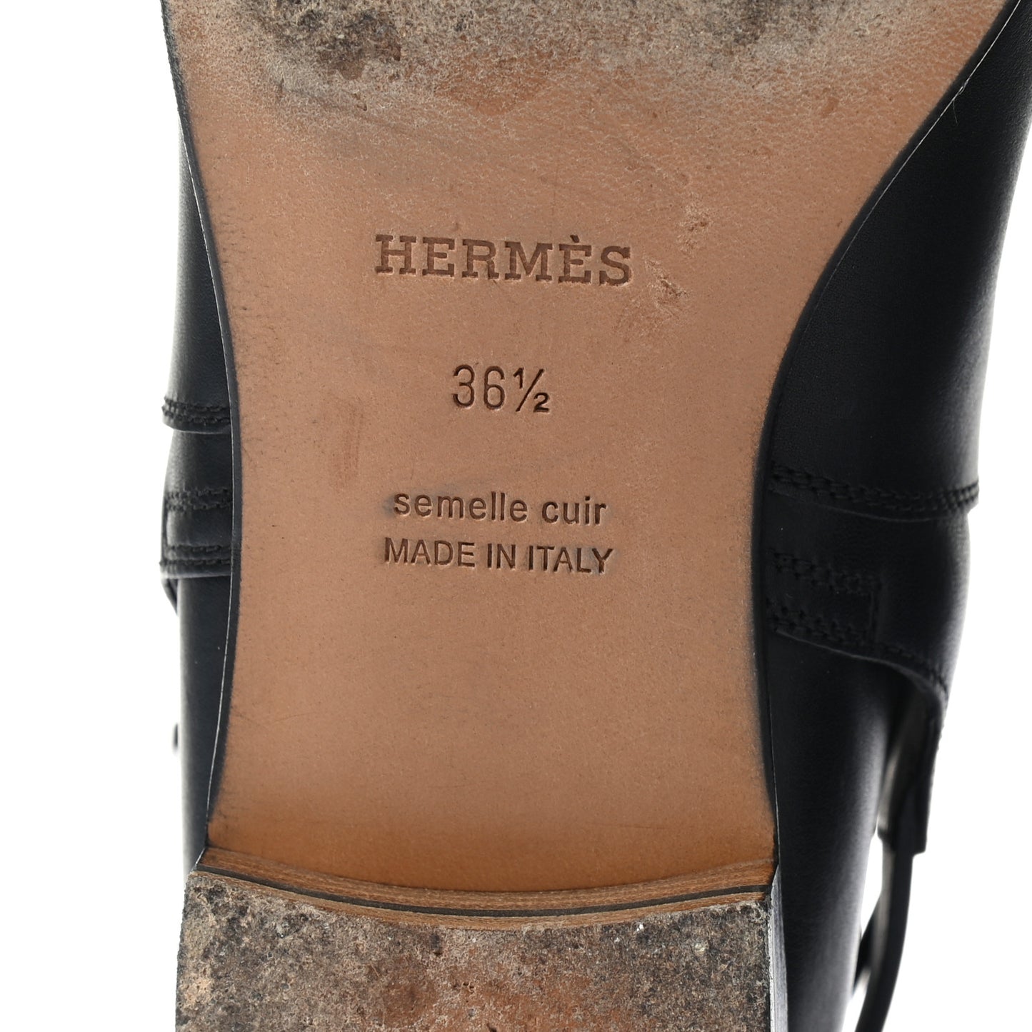Calfskin Neo Low Boots 36.5 Black