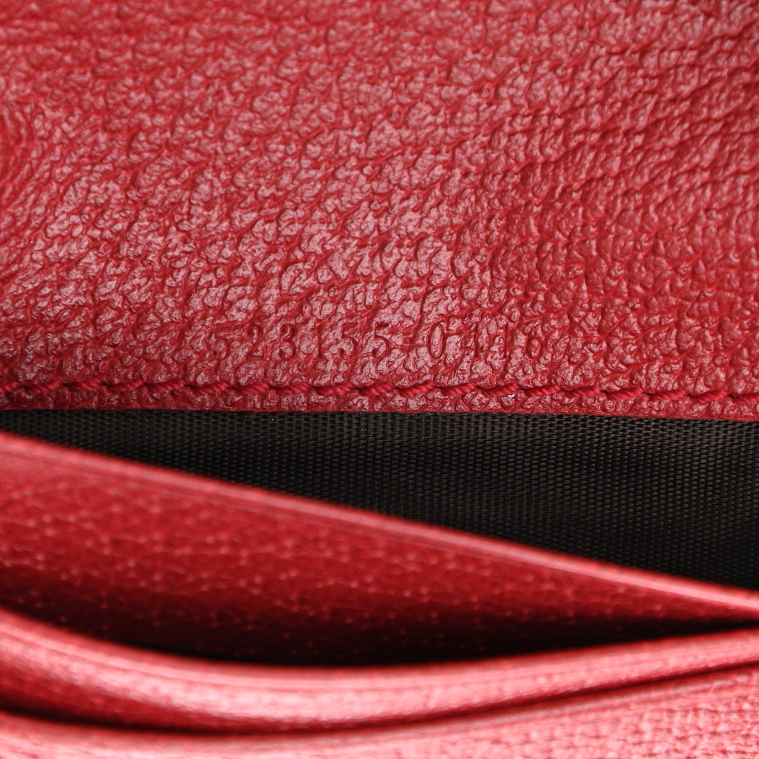 Gucci GG Supreme Monogram Flora Web Ophidia Card Case Red 7 of 8