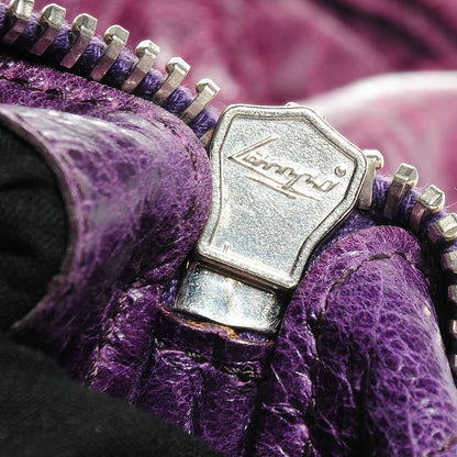 Balenciaga Agneau Giant 21 Silver Hardware Work Raisin 4 of 12