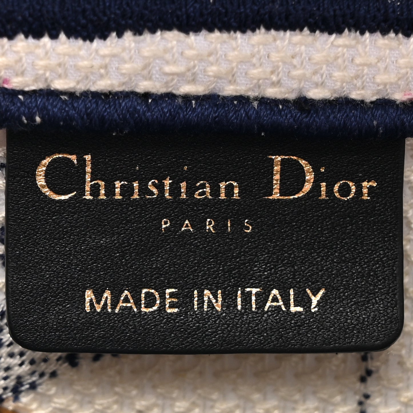 Canvas Embroidered Around the World Saddle Bag Blue