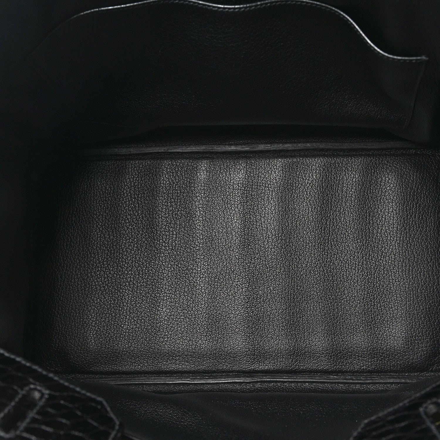 Hermes Shiny Porosus Crocodile Birkin 35 Black 5 of 11