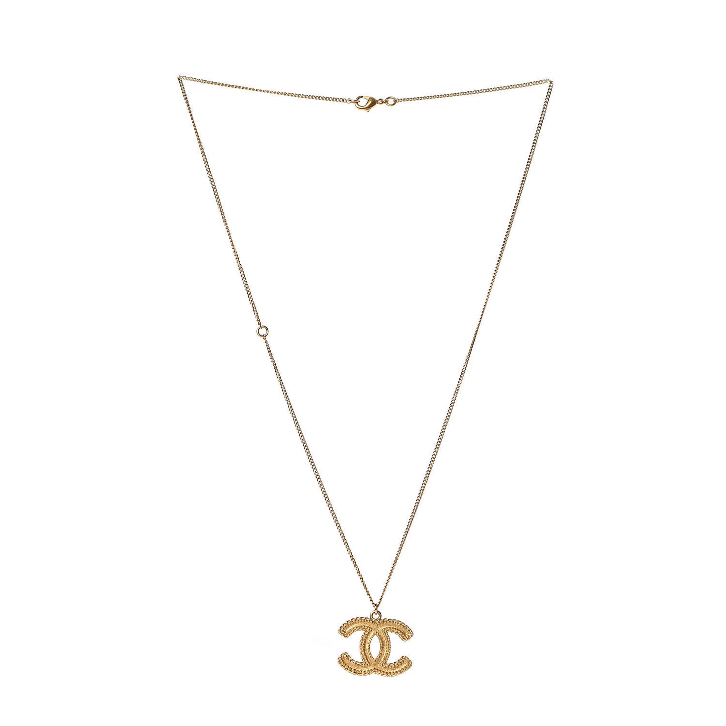 CC Necklace Matte Gold
