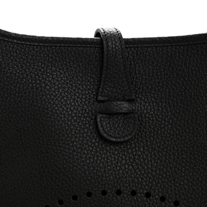 Hermes Taurillon Clemence Evelyne III PM Black 8 of 12