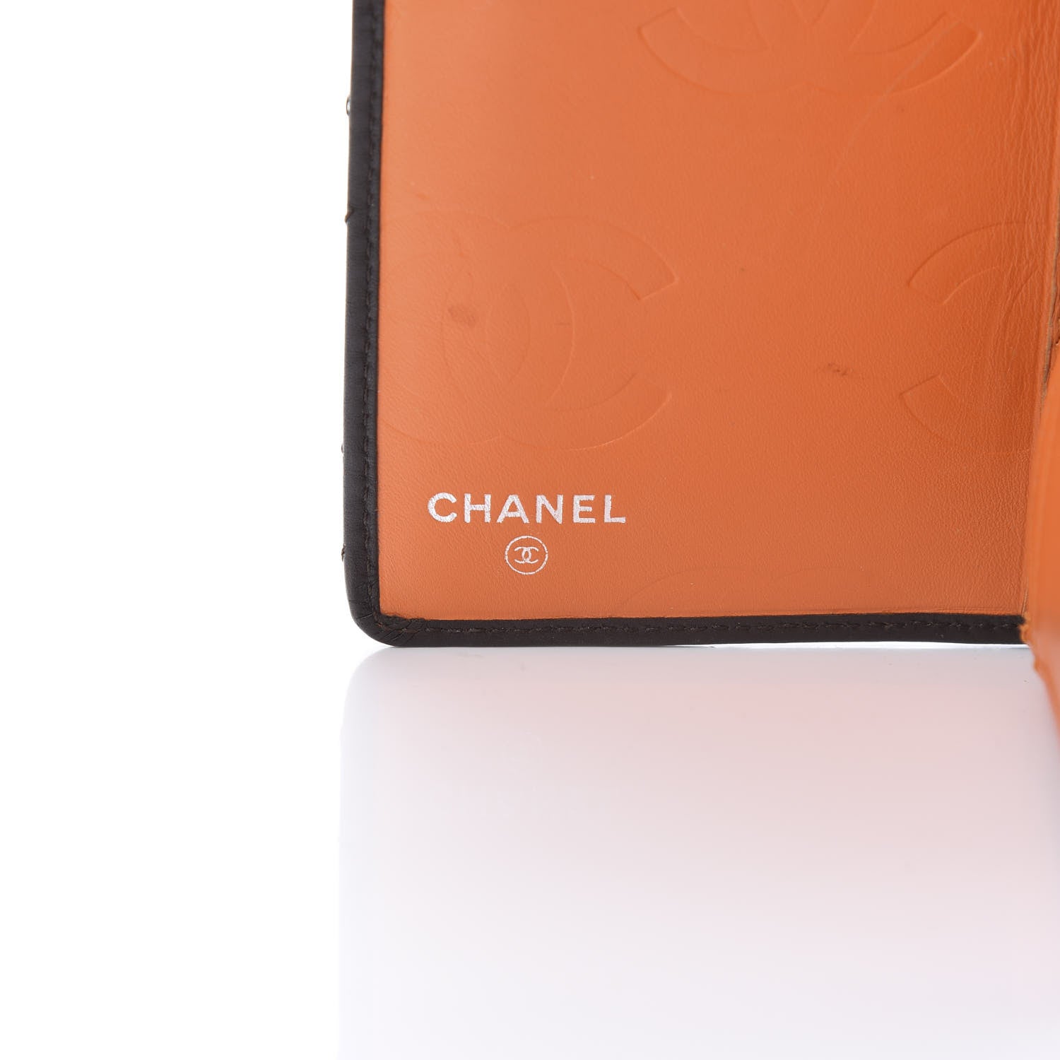 Chanel Calfskin Quilted Cambon Yen Wallet Marron Fonce 6 of 14