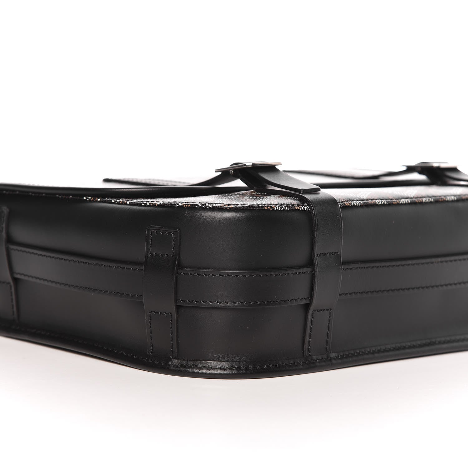 Goyard Goyardine Belvedere MM Messenger Bag Black 7 of 8