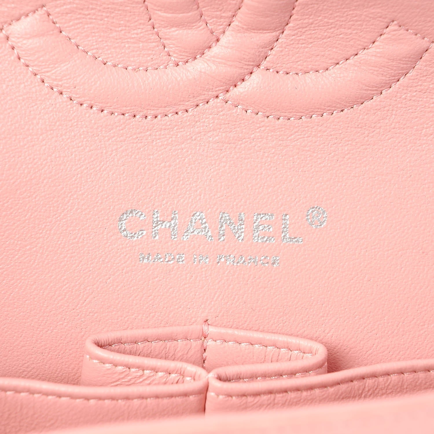 Chanel Lambskin Quilted Medium Double Flap Light Pink 8 of 14