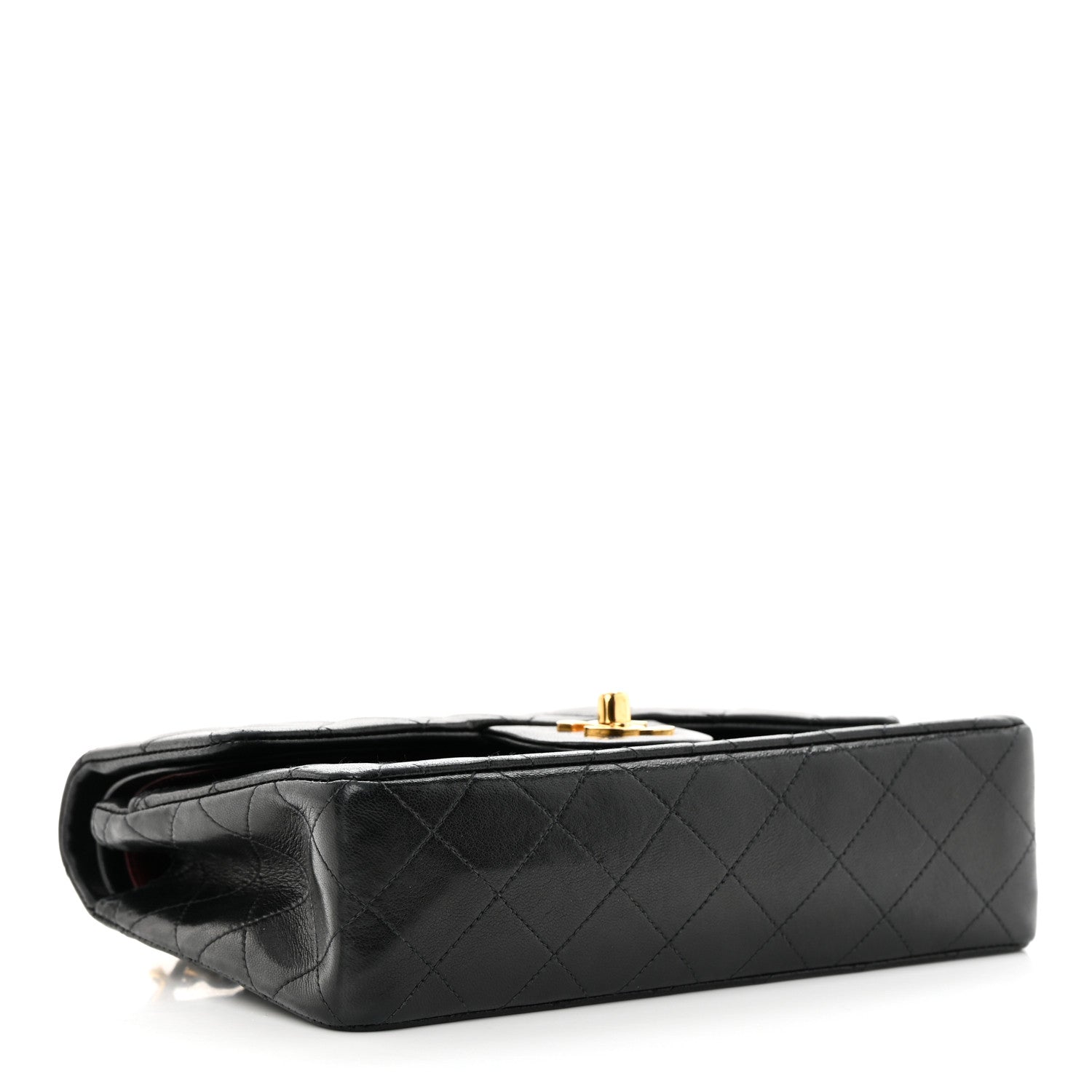 Chanel Lambskin Quilted Small Double Flap Black 4 of 16