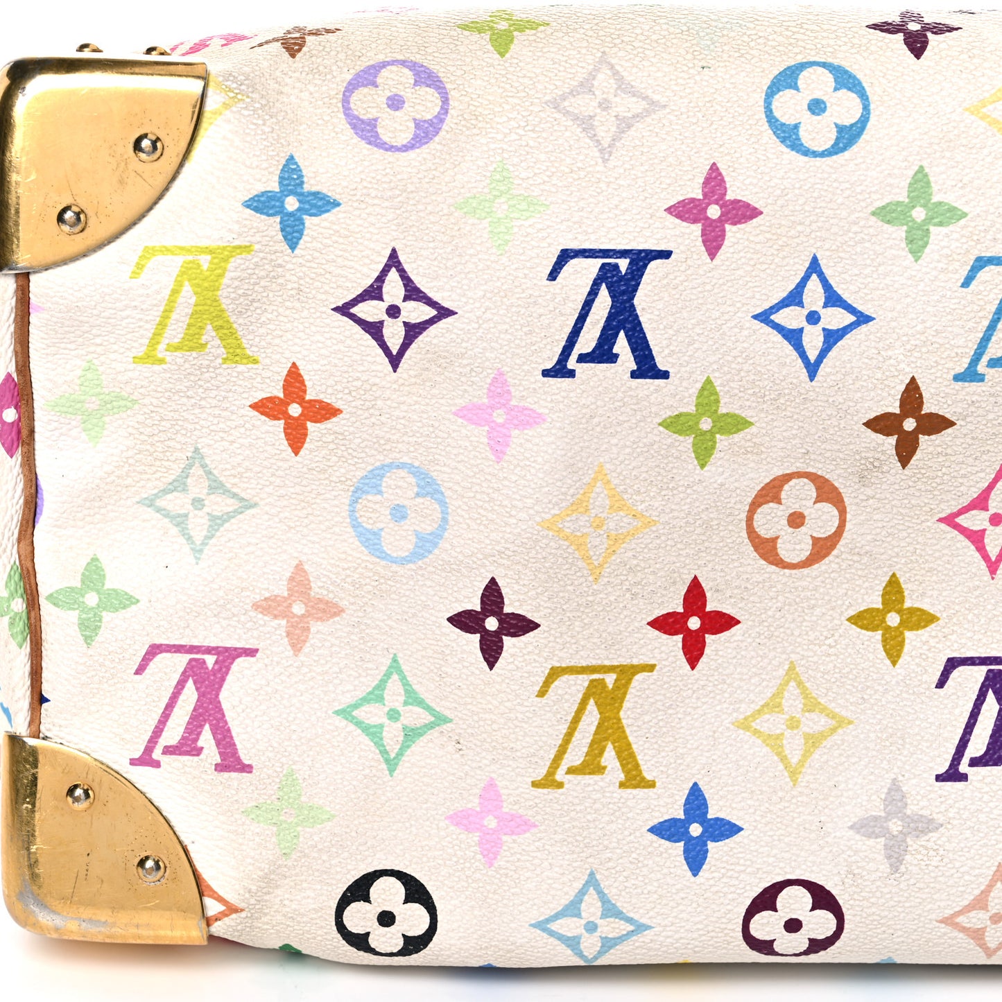 Monogram Multicolor Speedy 30 White