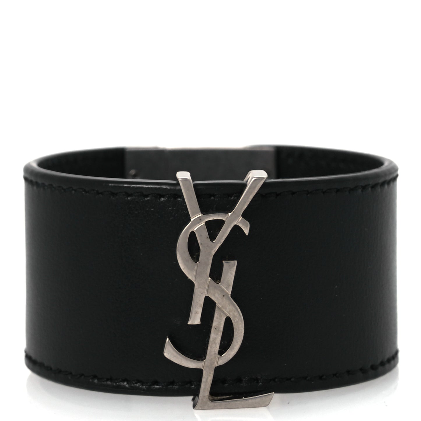 Calfskin Monogram Bracelet Black