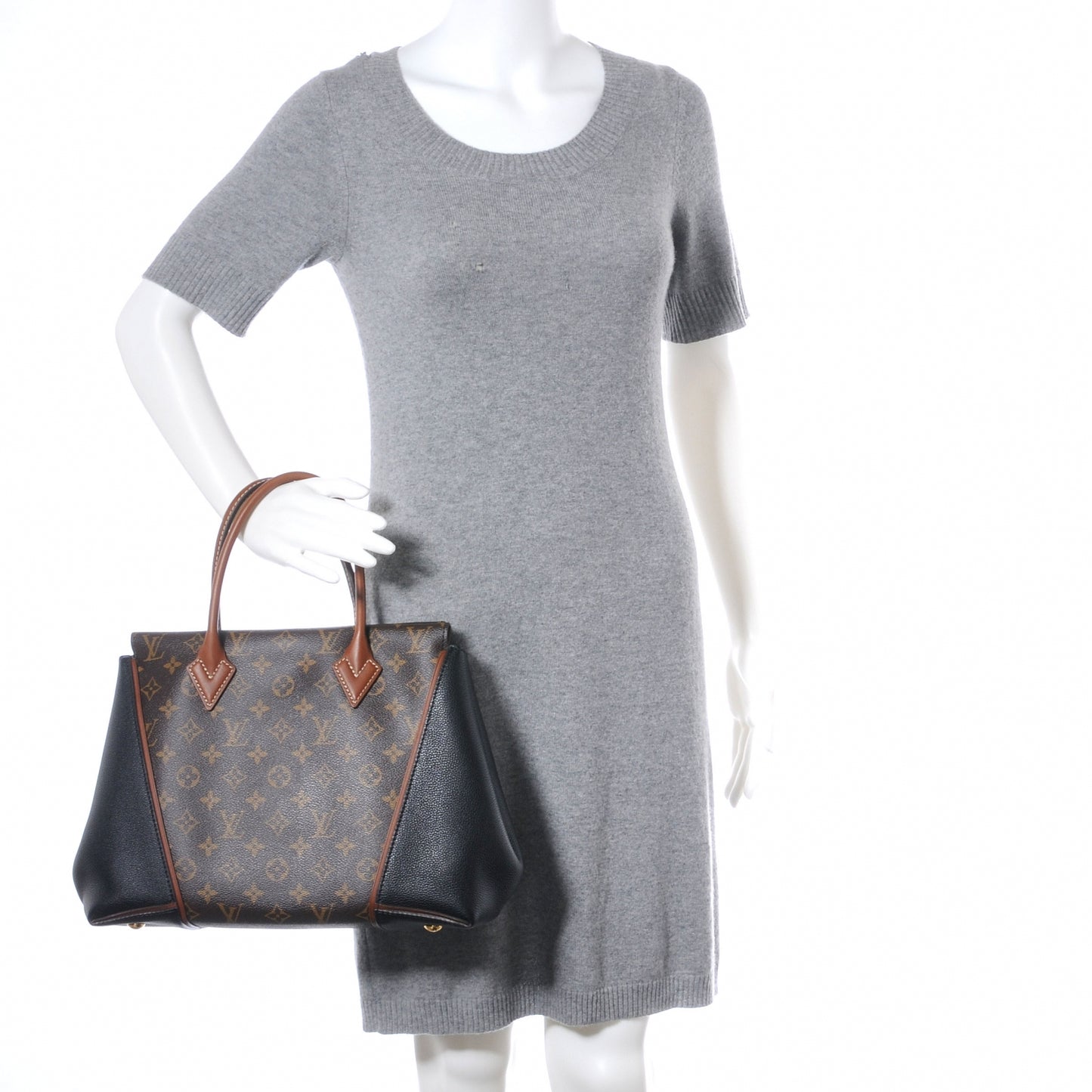 Monogram Tote W PM Black