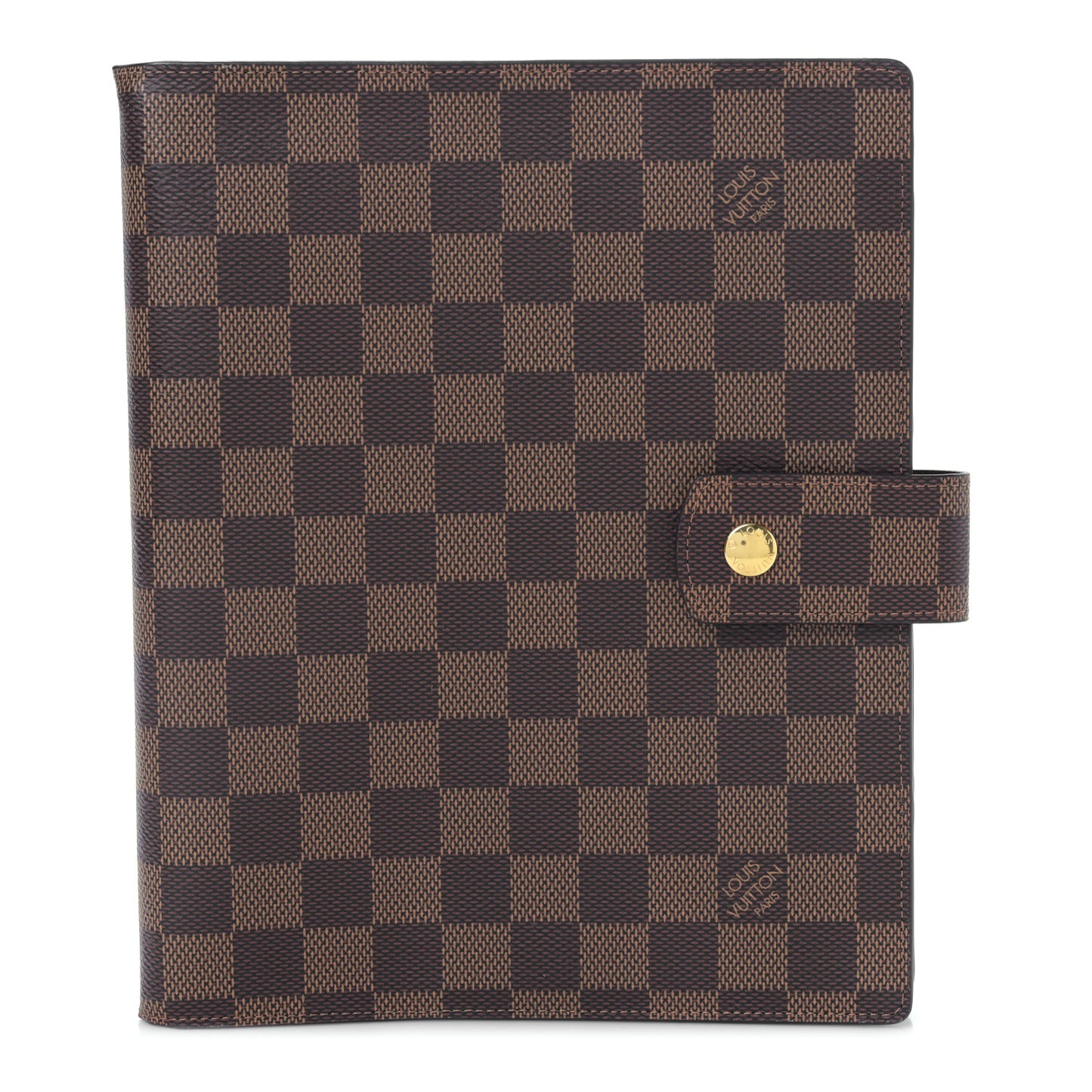 Damier Ebene Large Ring Agenda Cover