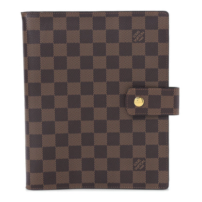 Louis Vuitton Damier Ebene Large Ring Agenda Cover 1 of 8