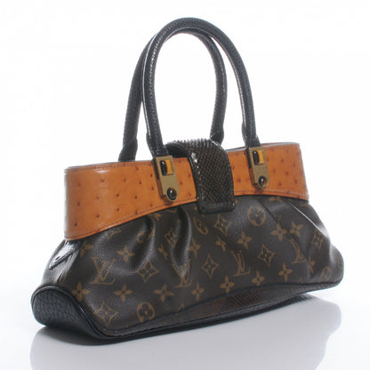 Louis Vuitton Monogram Waltz Macha Exotic Ostrich Bag 3 of 7