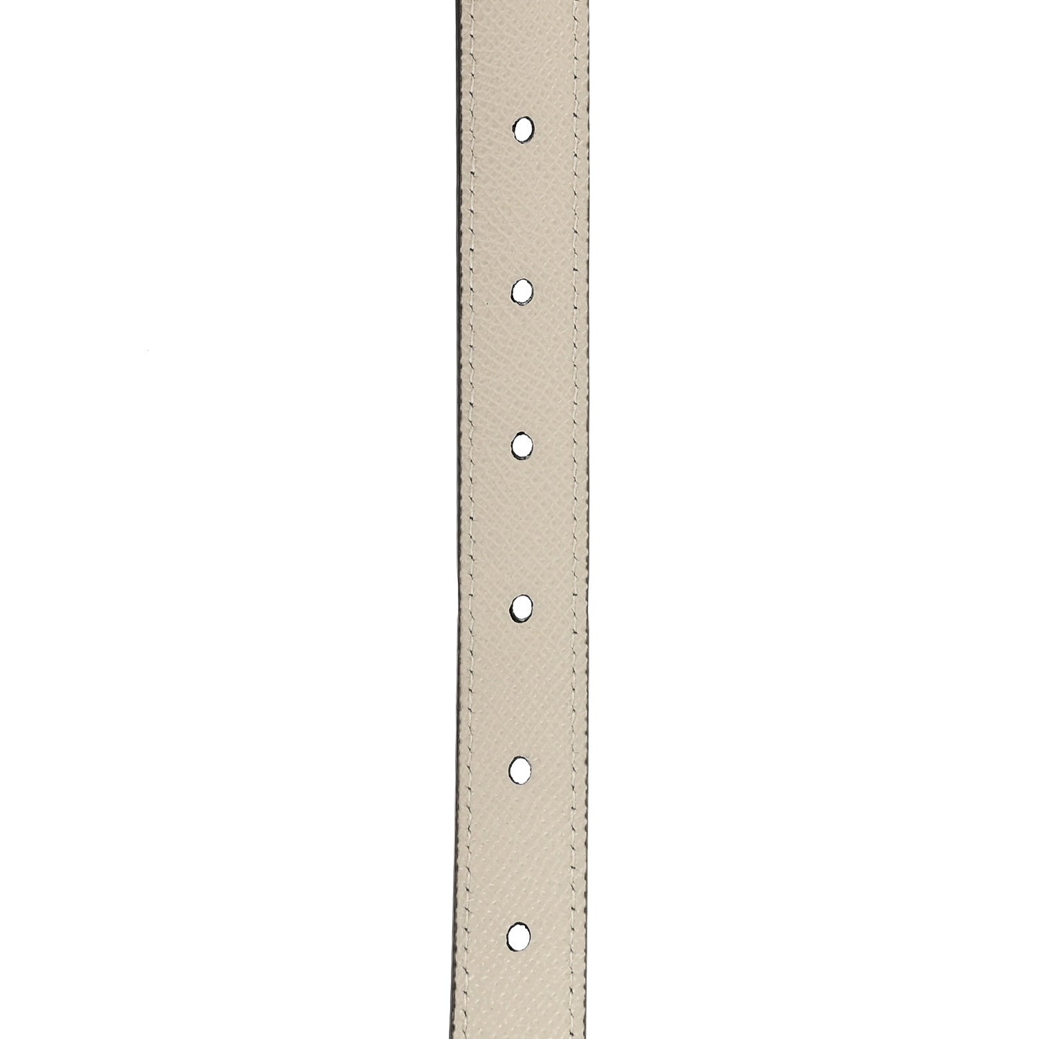 Christian Dior Grained Calfskin Saddle Adjustable Shoulder Strap White 4 of 5