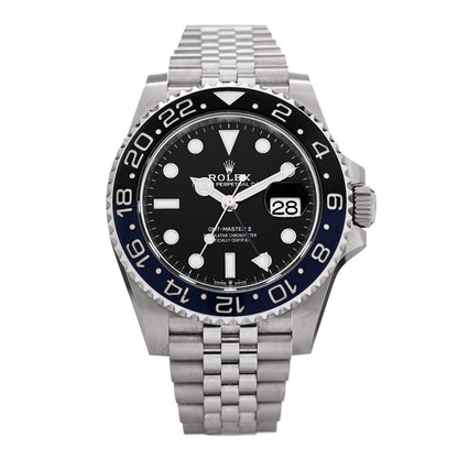 Rolex Stainless Steel 40mm Oyster Perpetual Date GMT Master Ⅱ Batgirl Watch 126710BLNR 1 of 4
