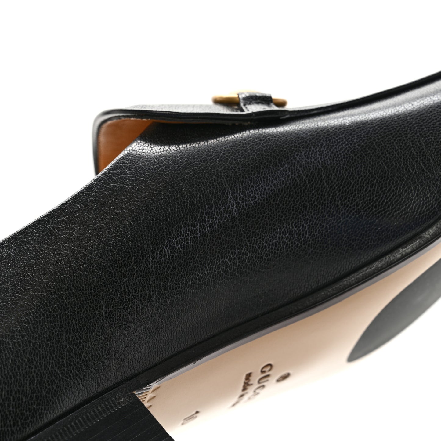 Goatskin Mens Horsebit Loafers 10 Black