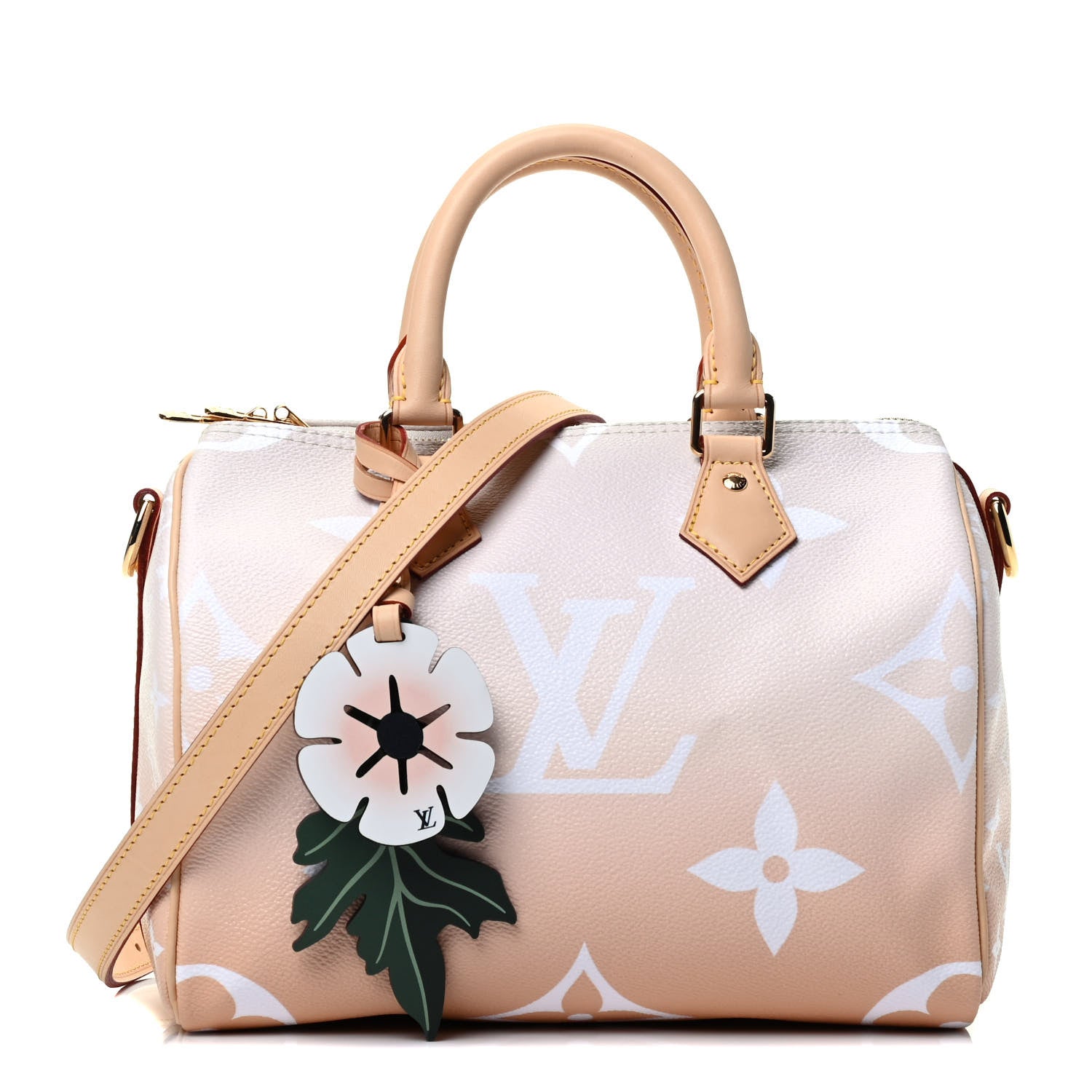 Louis Vuitton Monogram Giant By The Pool Speedy Bandouliere 25 Brume 1 of 10