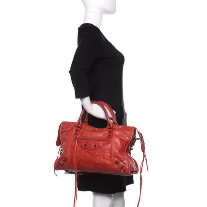 Balenciaga Chevre Classic Hardware City Rouge Vermillon 3 of 10