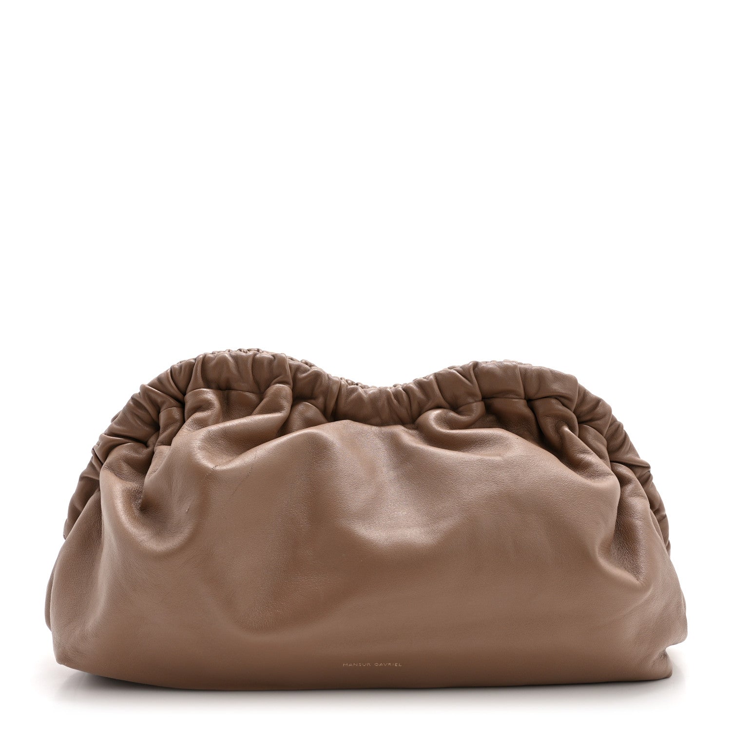 Mansur Gavriel Lambskin Cloud Clutch Biscotto 1 of 8