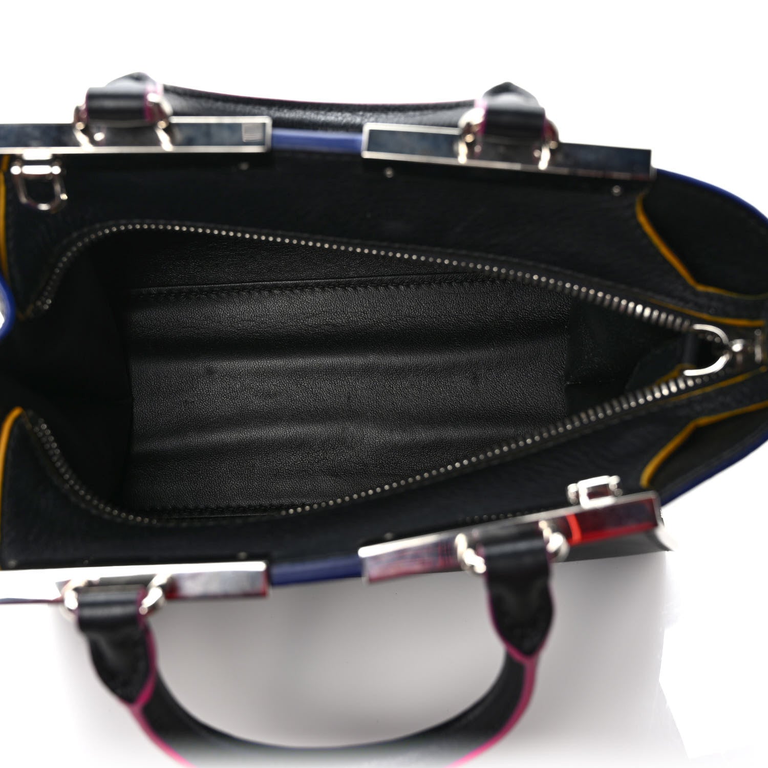 Fendi Vitello Dolce Mini 3Jours Tote Black 5 of 9