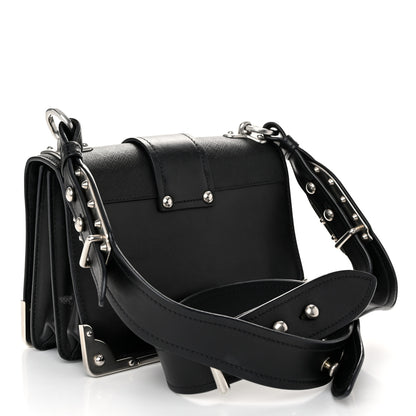 Prada City Calf Saffiano Cahier Bag Black 3 of 9