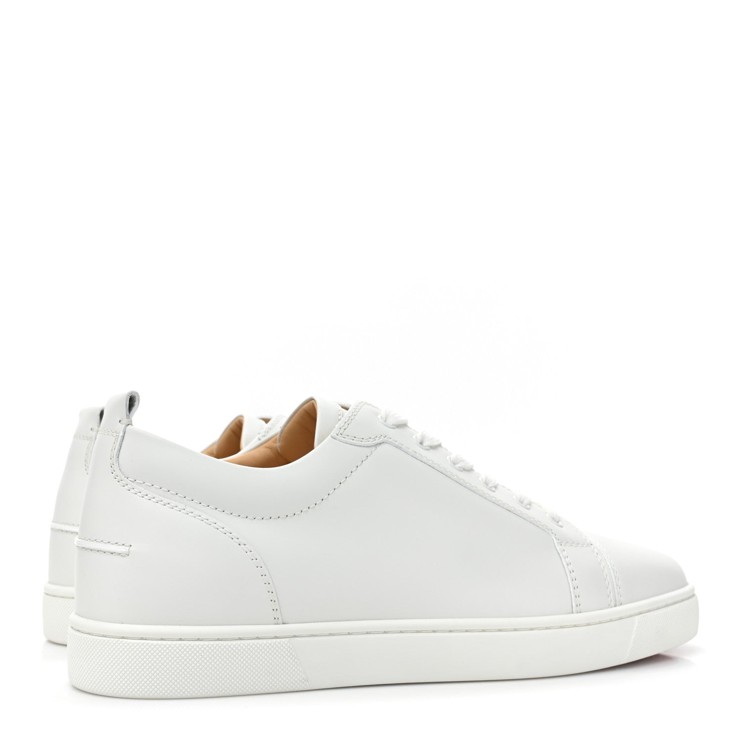 Christian Louboutin Calfskin Mens Louis Junior Flat Sneakers 44.5 White 5 of 10