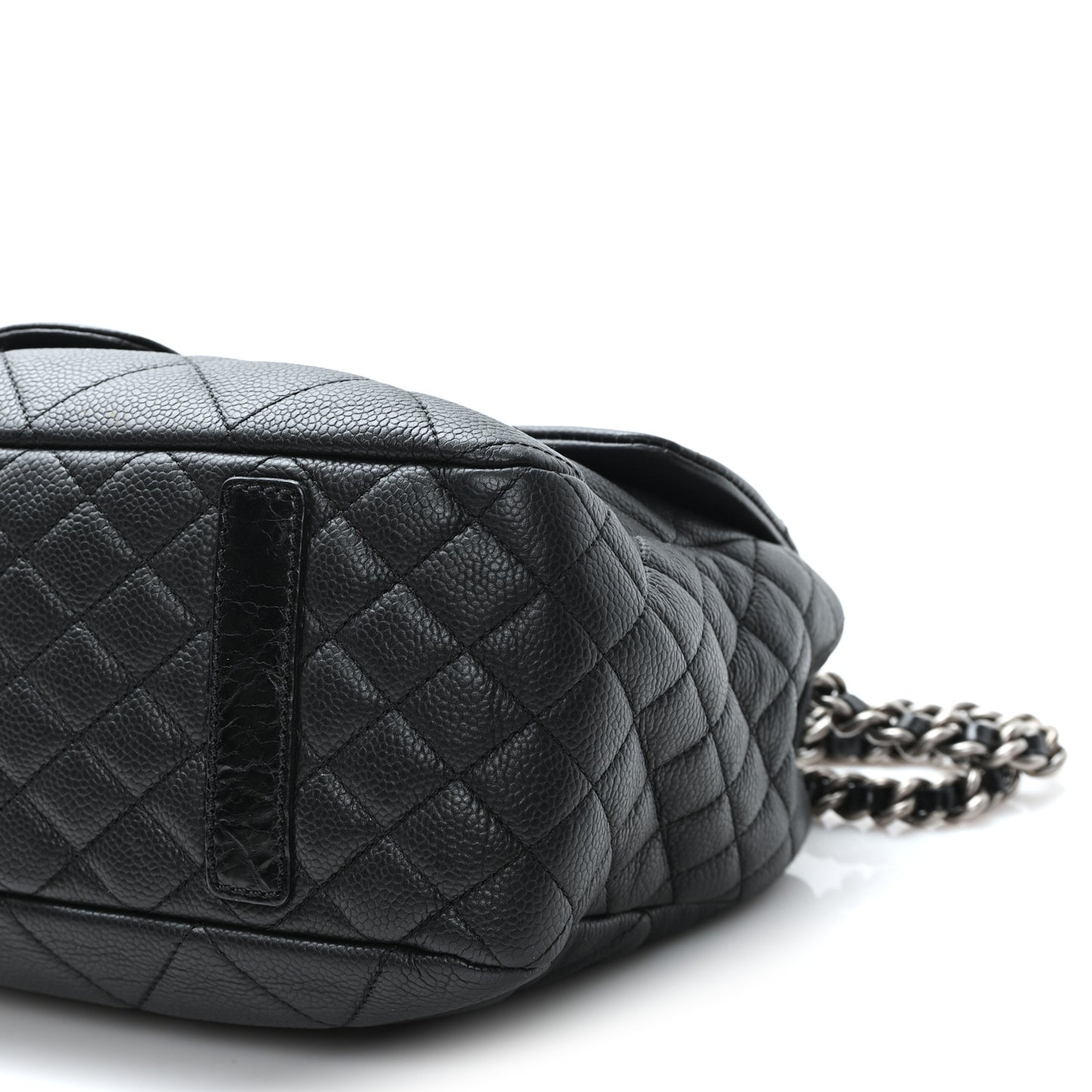 Caviar Quilted Coco Casual Flap Black
