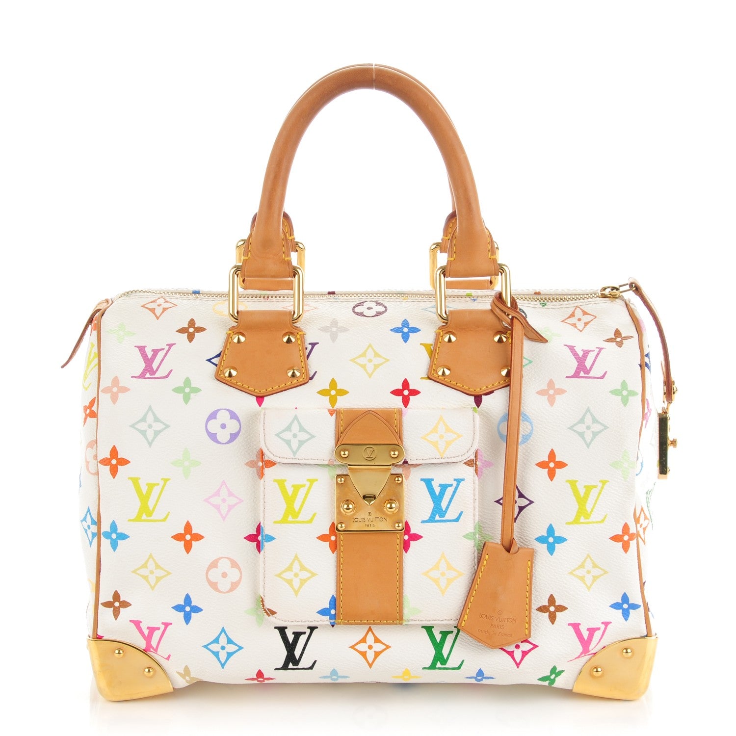 Louis Vuitton Monogram Multicolor Speedy 30 White 1 of 8