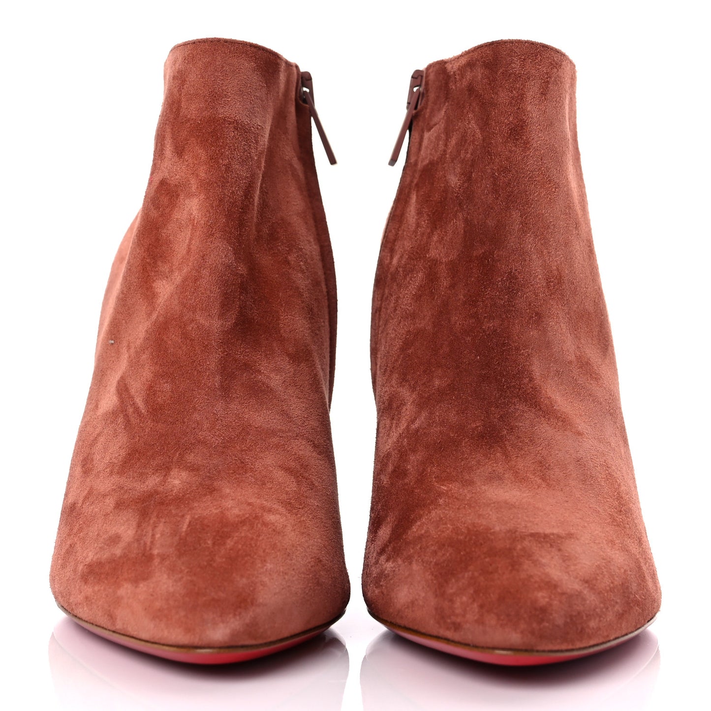 Veau Velours Eleonor 85 Ankle Boots 38 Ecorce