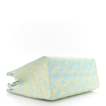 Louis Vuitton Empreinte Monogram Summer Stardust Onthego PM  Water Green 4 of 9