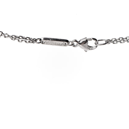 Chopard 18K White Gold Diamond Happy Spirit Pendant Necklace 5 of 7