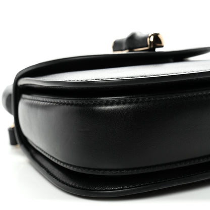 Gucci Boarded Dyana Lux Calfskin Web Monochrome Mini Bamboo 1947 Top Handle Bag Black 10 of 14