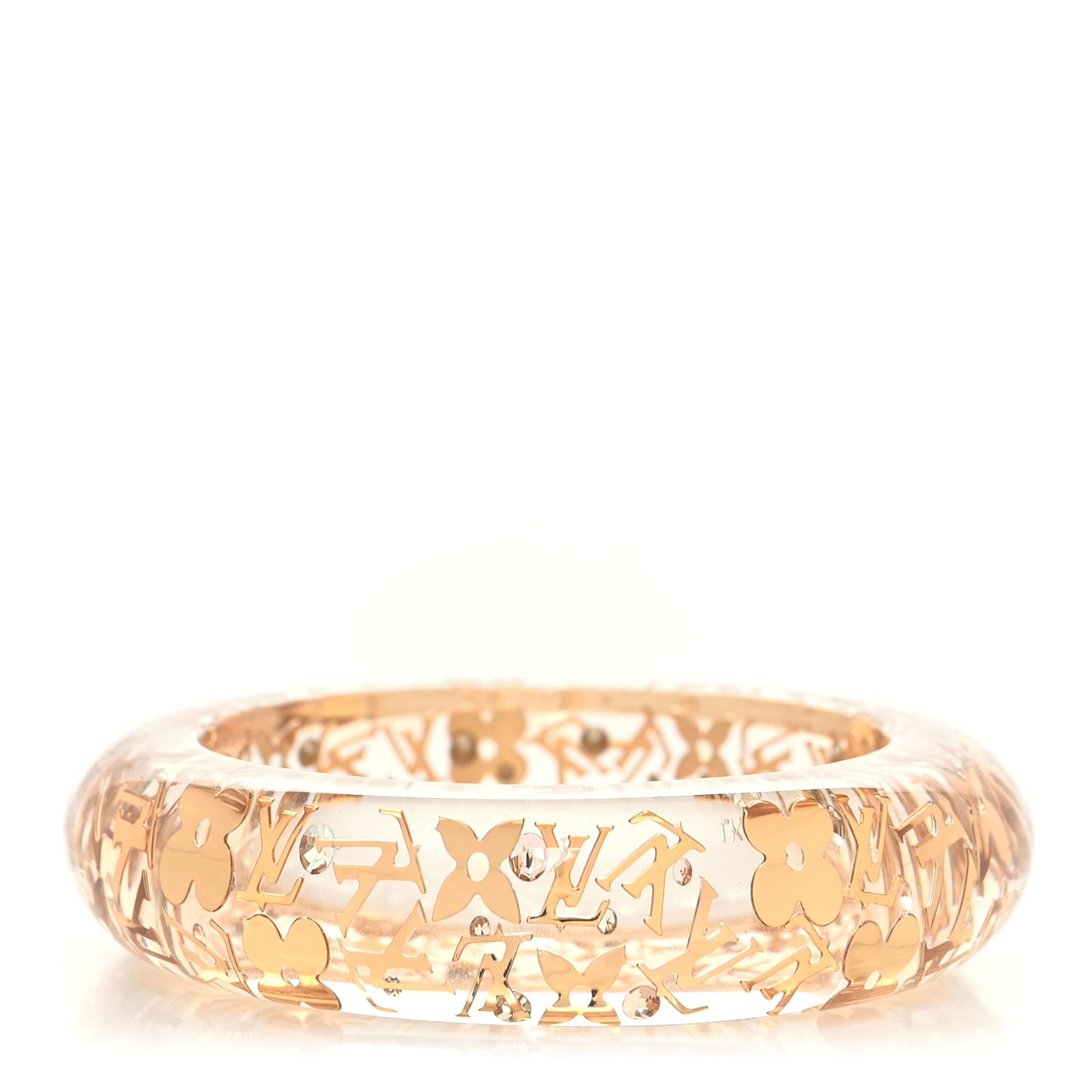 Resin Swarovski Medium Inclusion Bracelet GM Transparent