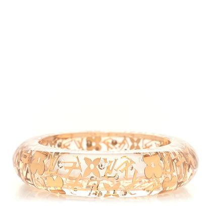 Louis Vuitton Resin Swarovski Medium Inclusion Bracelet GM Transparent 1 of 3