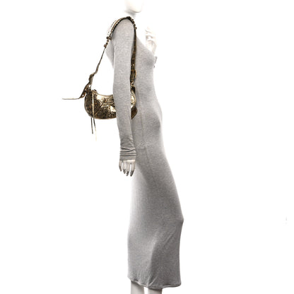 Balenciaga Metallic Agneau Arena Le Cagole Shoulder Bag XS Gold 2 of 11
