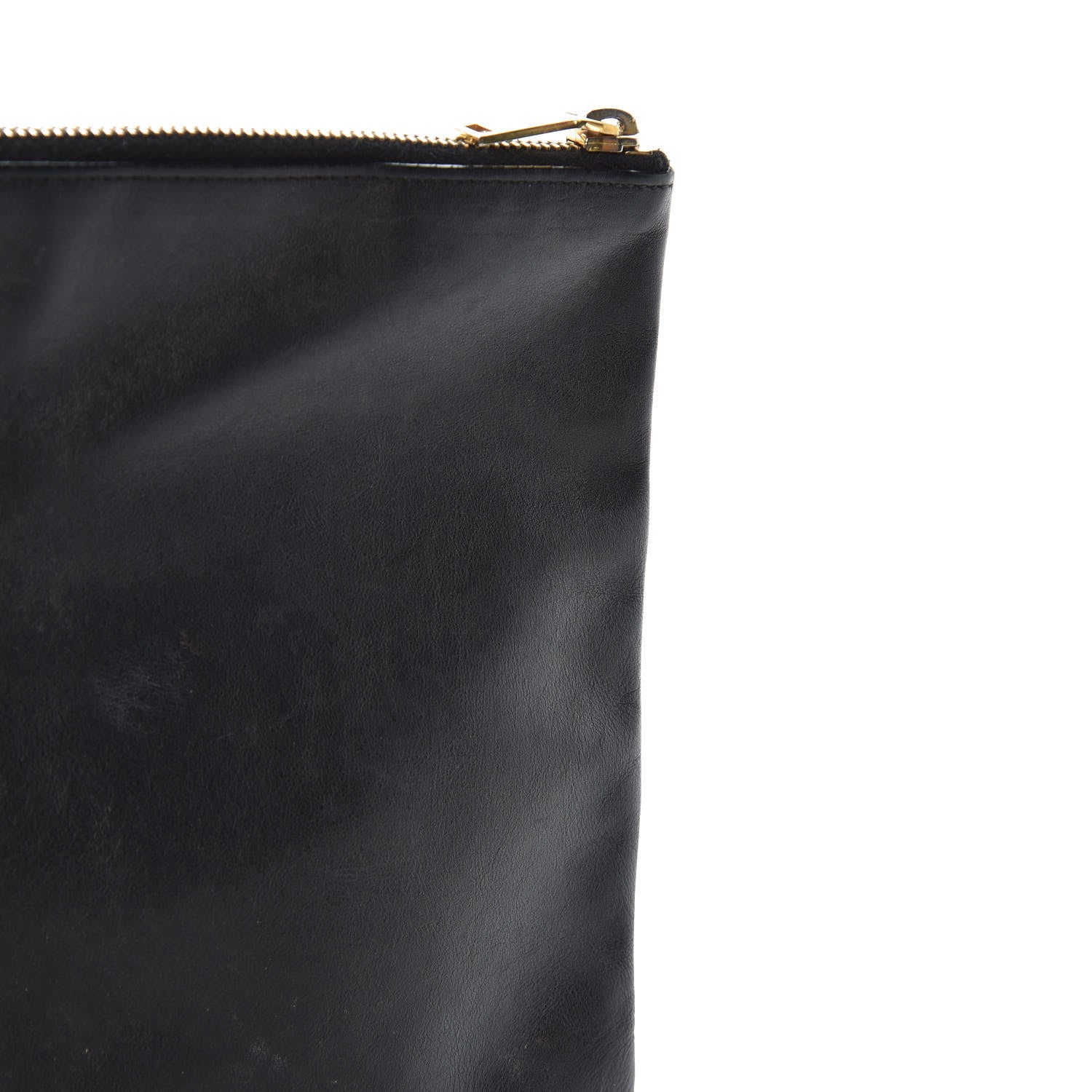 Saint Laurent Calfskin Zipped Clutch Black 11 of 17