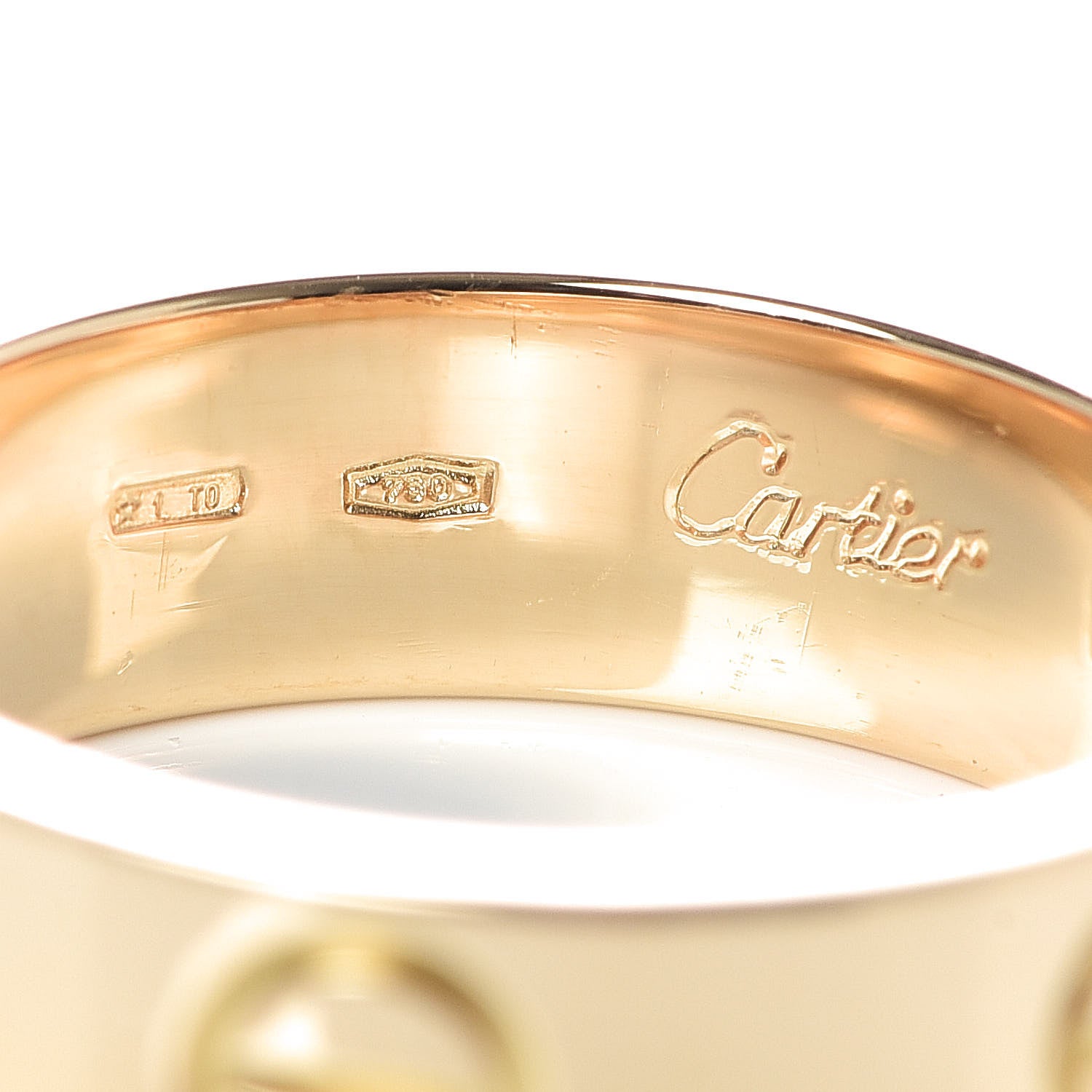 Cartier 18K Yellow Gold 5.5mm LOVE Ring 52 6 4 of 7