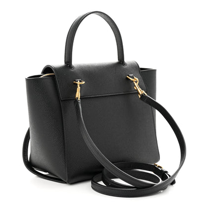 Celine Grained Calfskin Nano Belt Bag Black 3 of 11