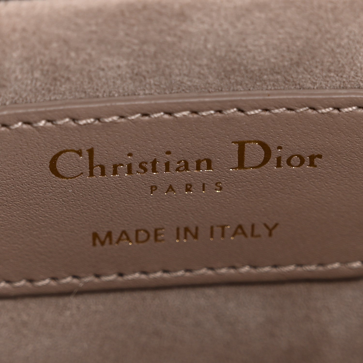 Christian Dior Lambskin Cannage Medium Lady D-Joy Warm Taupe 6 of 11