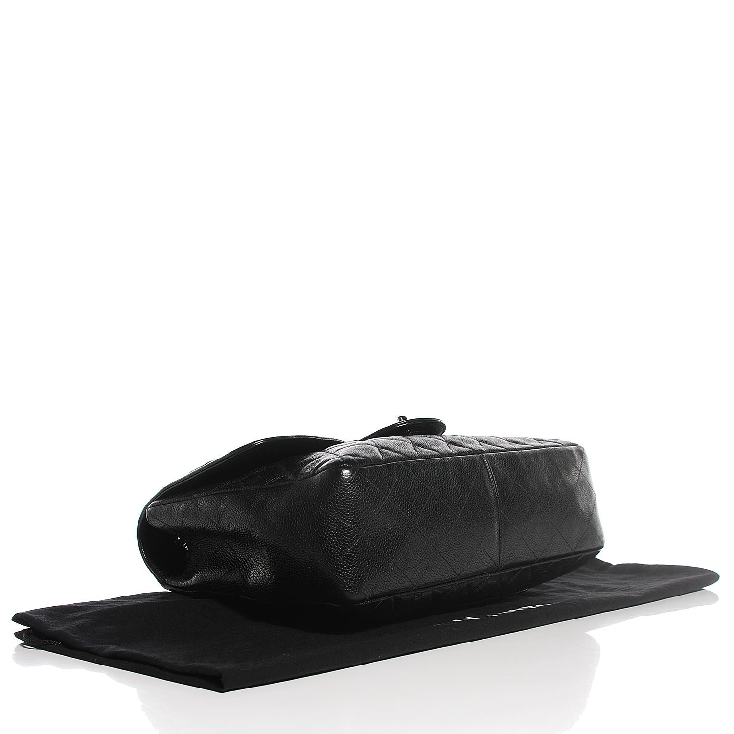Chanel Caviar Quilted Jumbo Single Flap Black 4 of 8