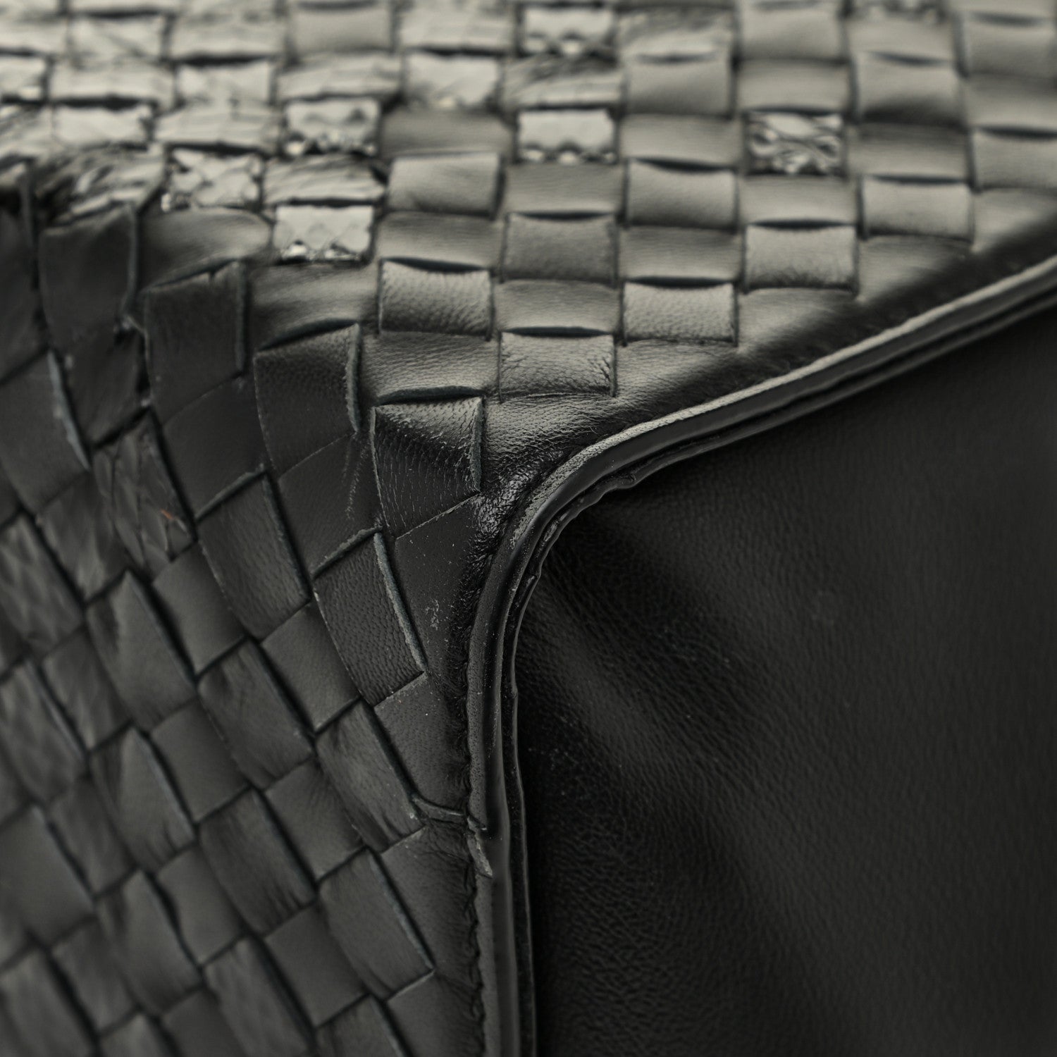 Bottega Veneta Nappa Ayers Intrecciato Small Tote Nero Black 15 of 18