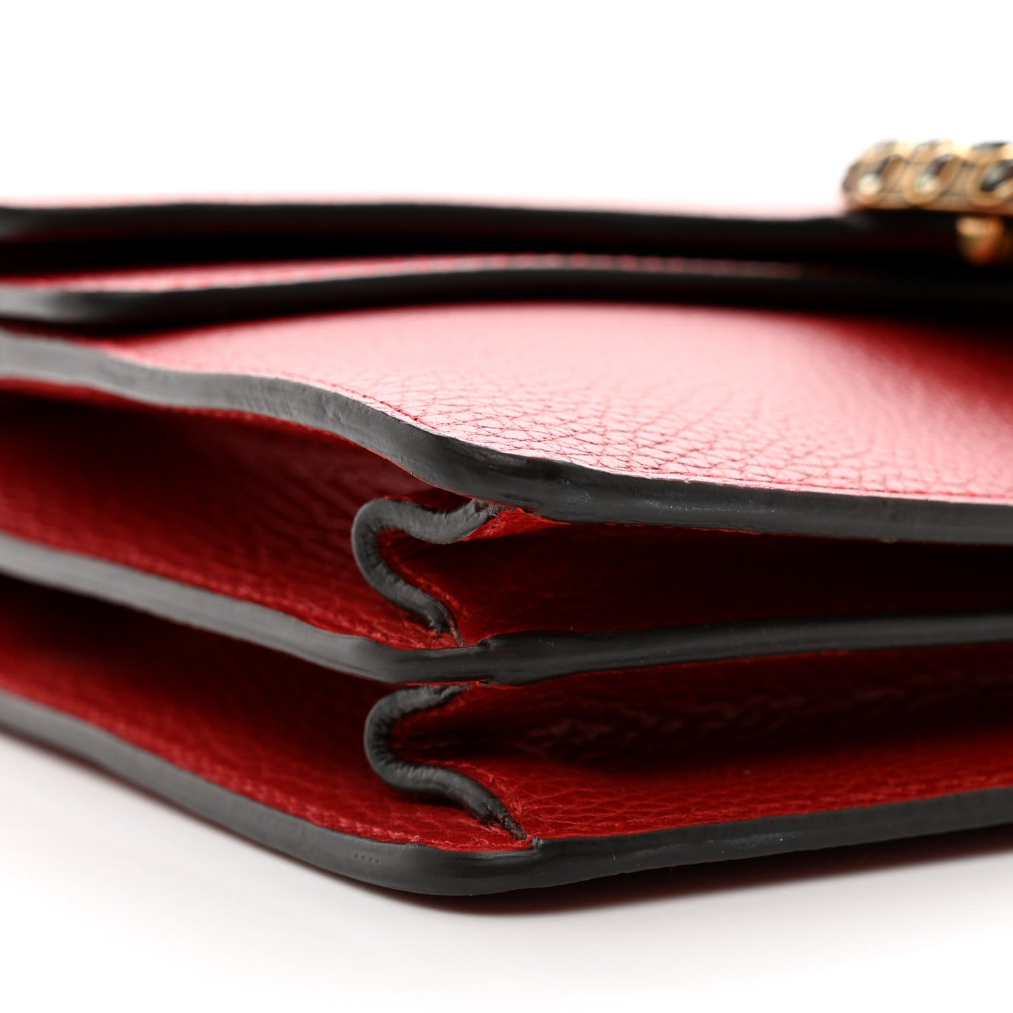 Dollar Calfskin Swarovski Crystal Small Dionysus Shoulder Bag Hibiscus Red