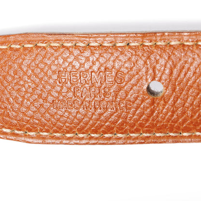Hermes Box Courchevel Reversible Polished Constance 24mm H Belt 70 Noir Gold 5 of 7