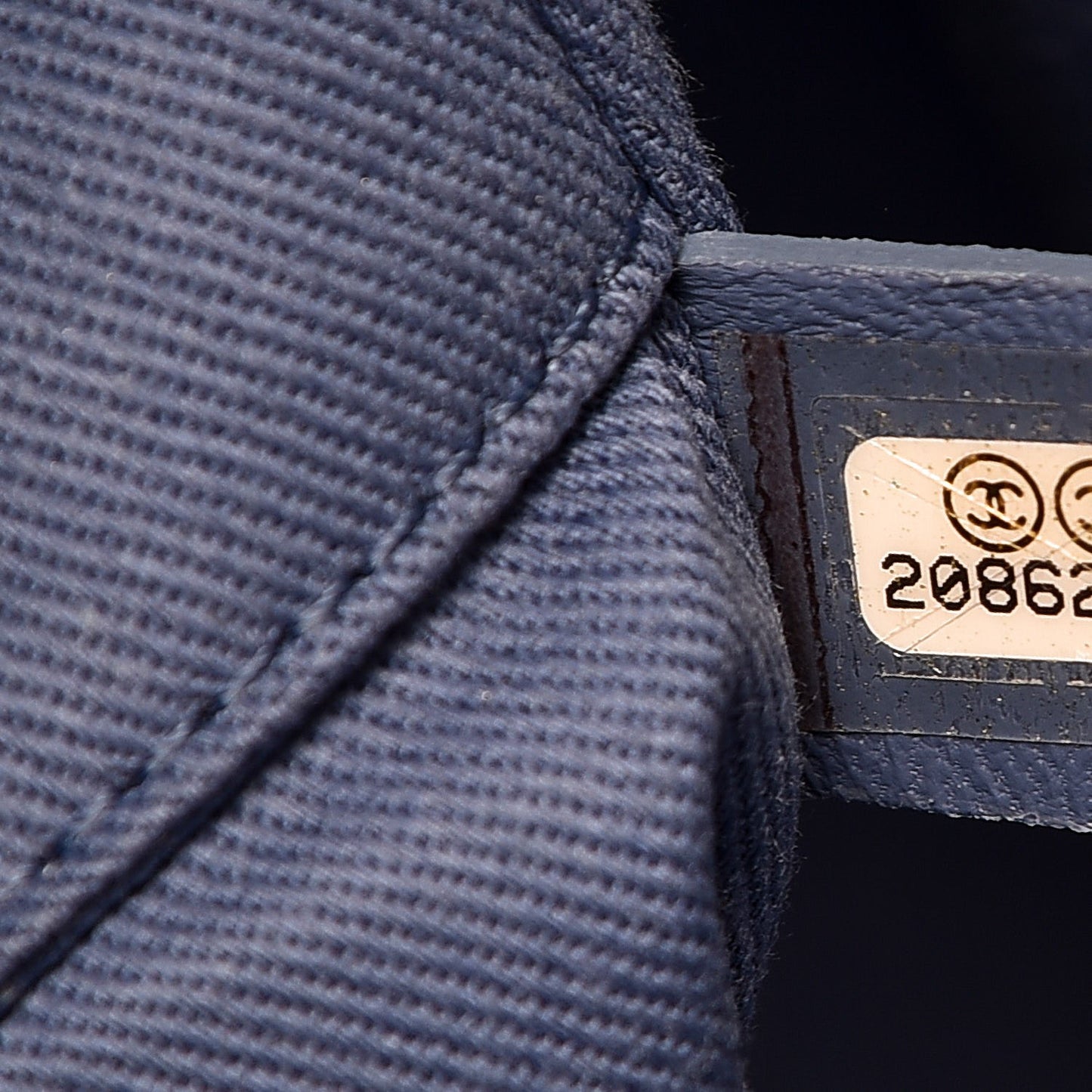Canvas Small Deauville Tote Denim Blue
