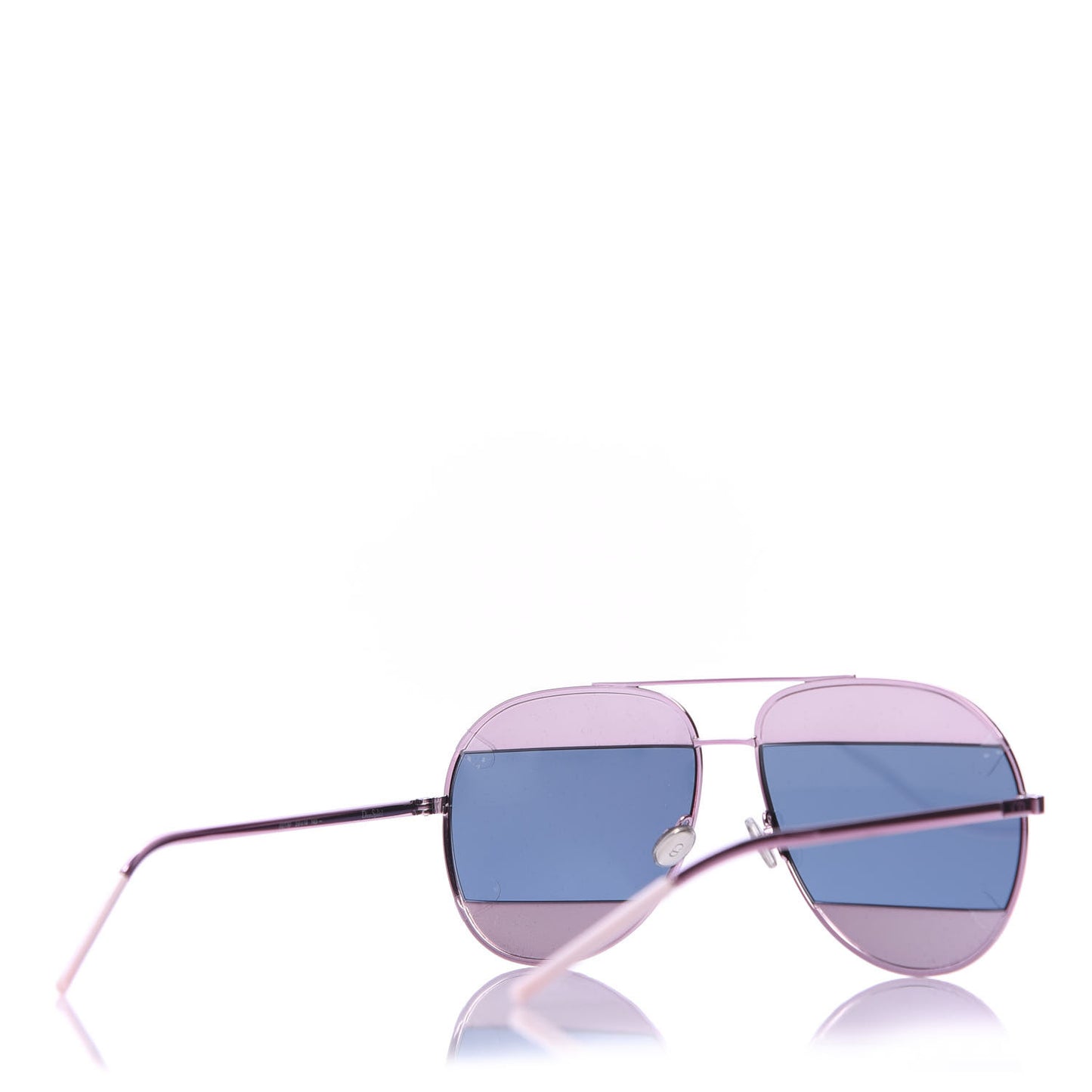 Split 1 Aviator Sunglasses Pink Blue