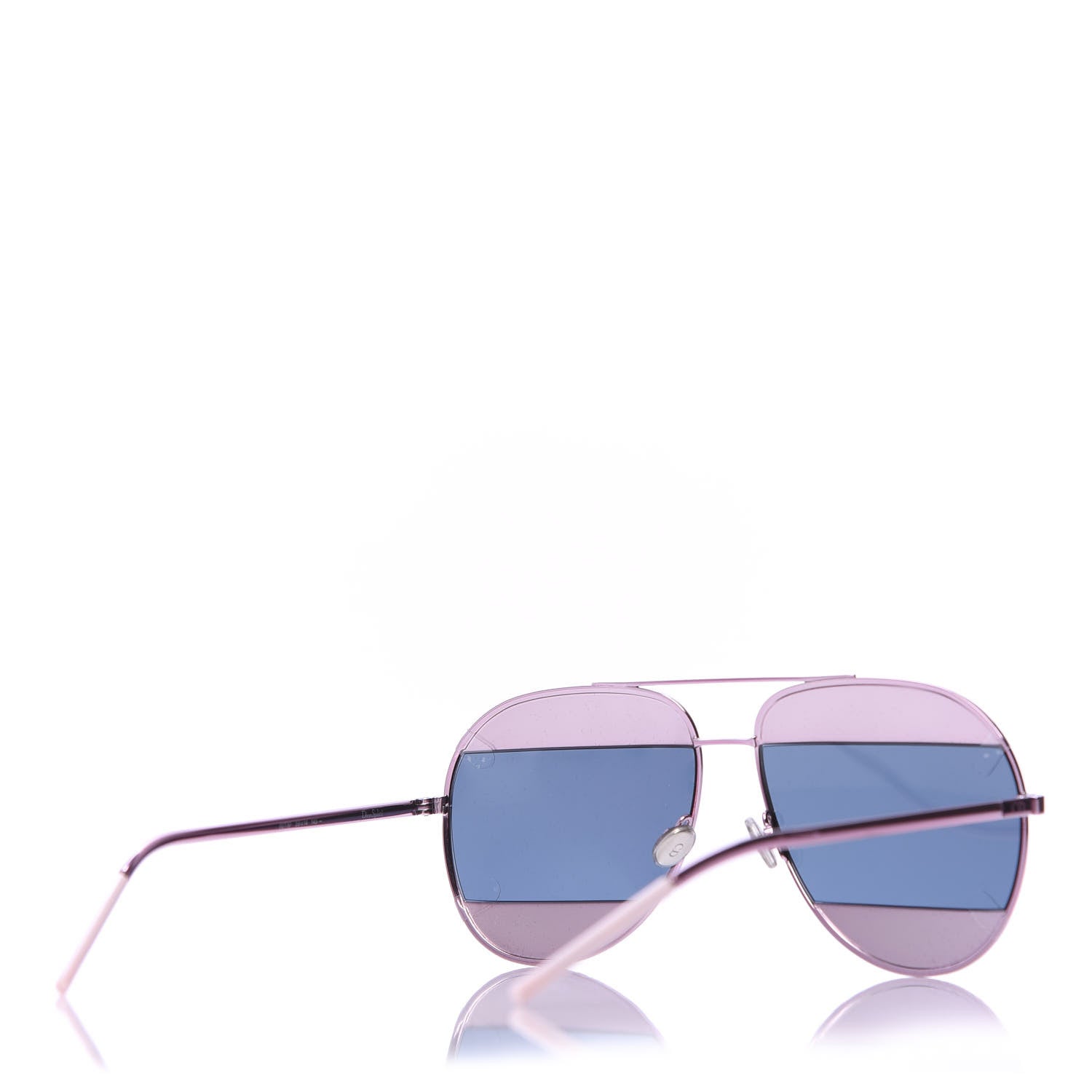 Christian Dior Split 1 Aviator Sunglasses Pink Blue 4 of 8